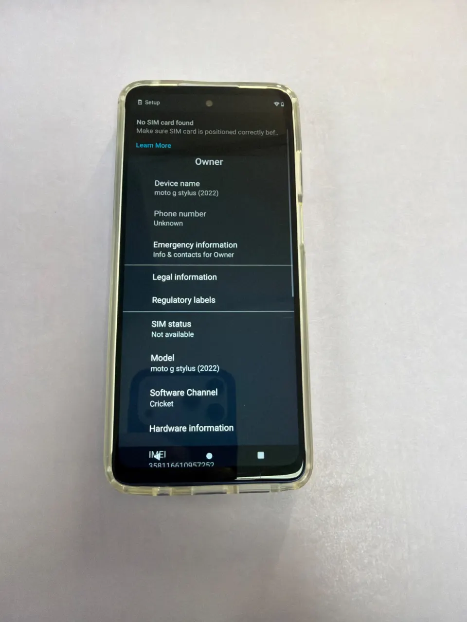 Motorola G Stylus 2022 Cricket 128GB – Cricket photo 3