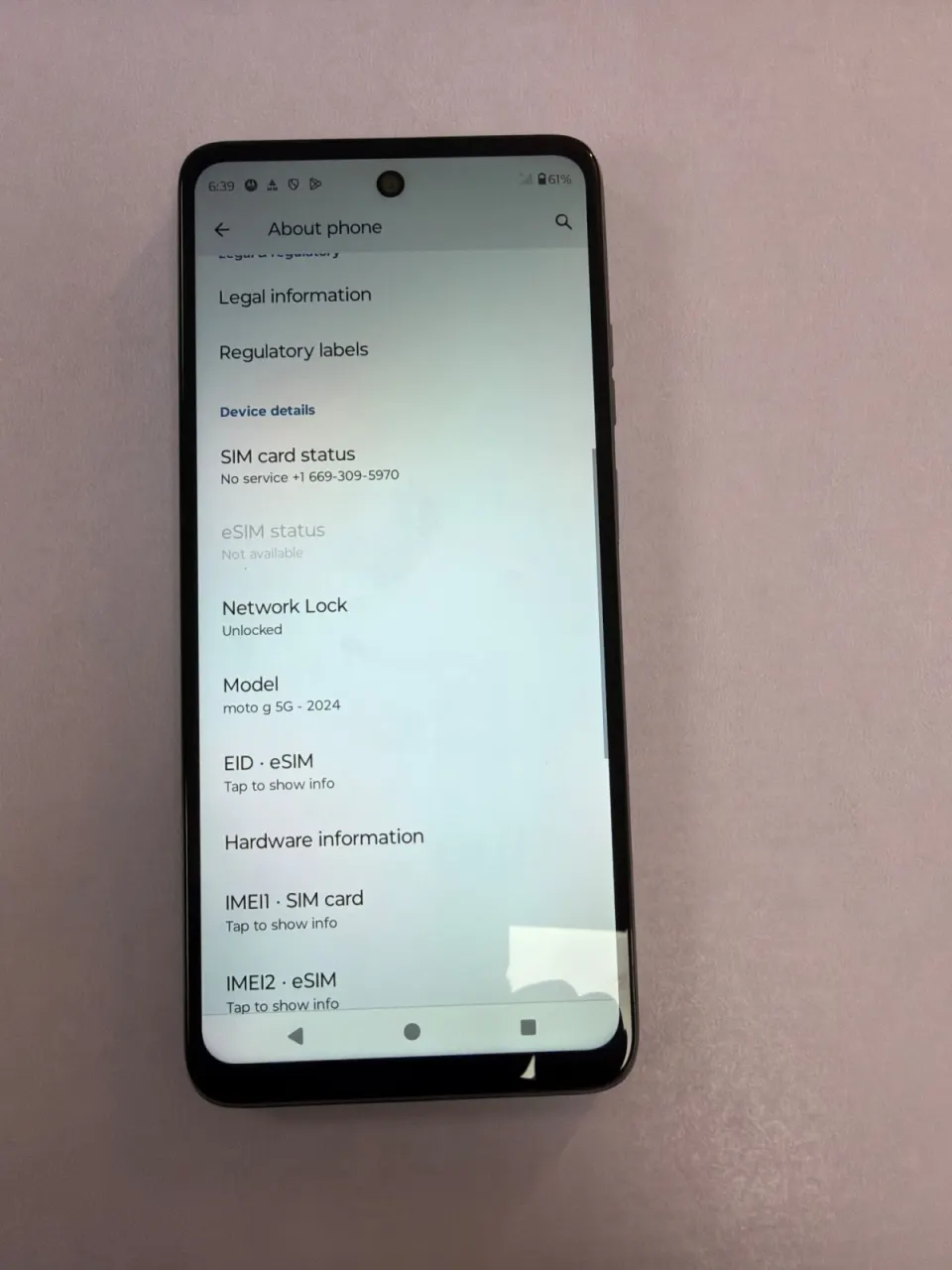 Motorrola G 2024 Unlock 128GB – Unlocked photo 3