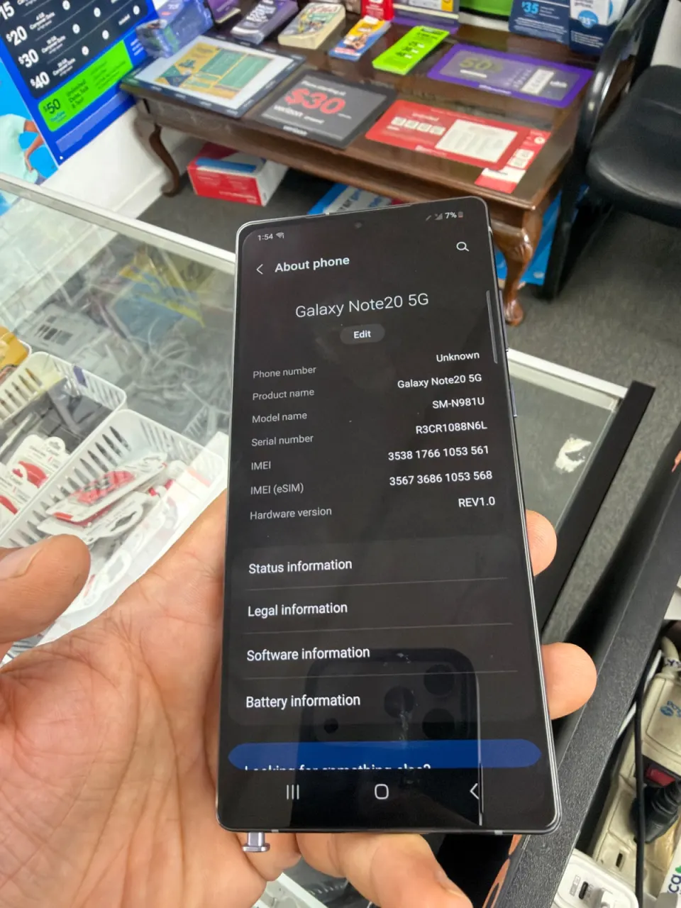Samsung Note 20 Unlocm 128GB – Unlocked photo 4